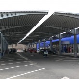 MAKRO LIBEREC - OK zastřešení parkoviště, OK vstupu