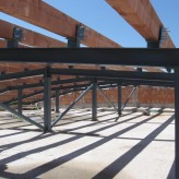 ocelová konstrukce střechy