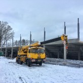 Střelnice  ocelové konstrukce nástavby 2.NP + přestřešení tribuny | Domažlice