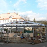 Pavilón leknínů botanické zahrady Liberec